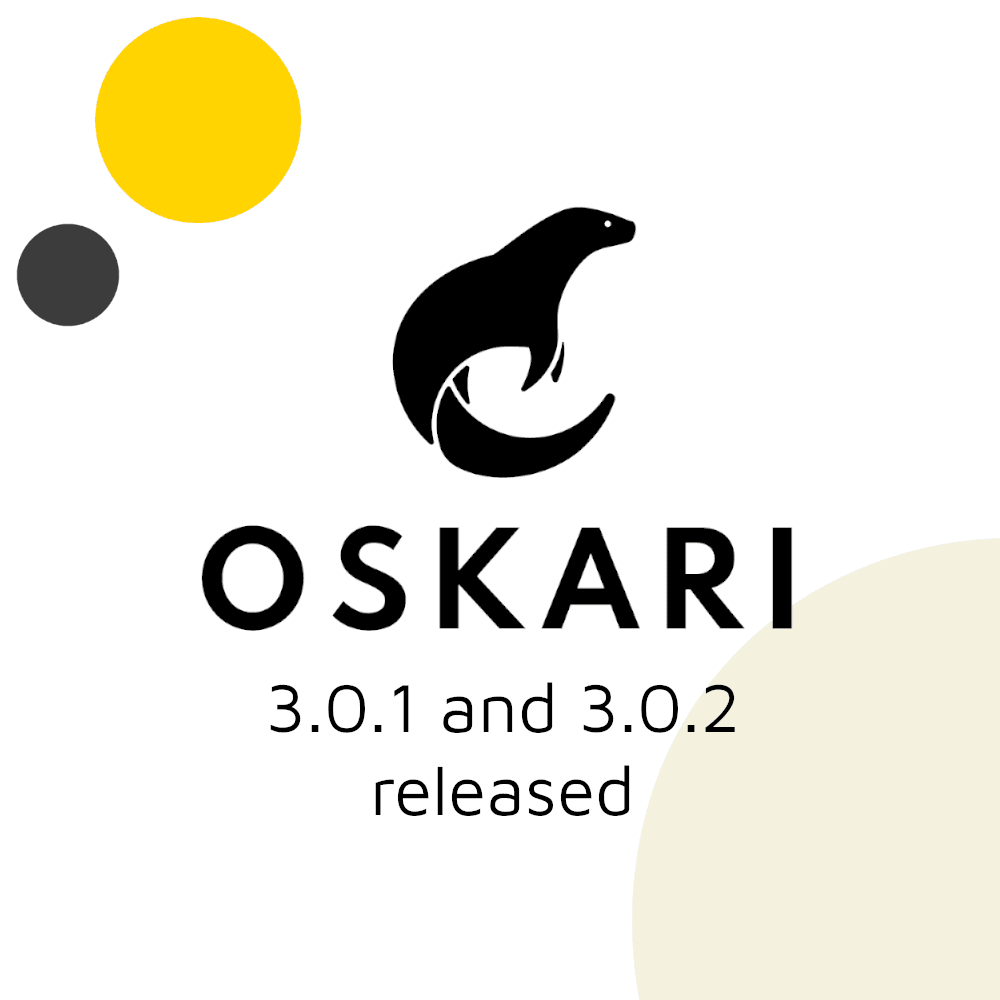Improvements to Oskari 3.0: frontend 3.0.1 and server 3.0.2